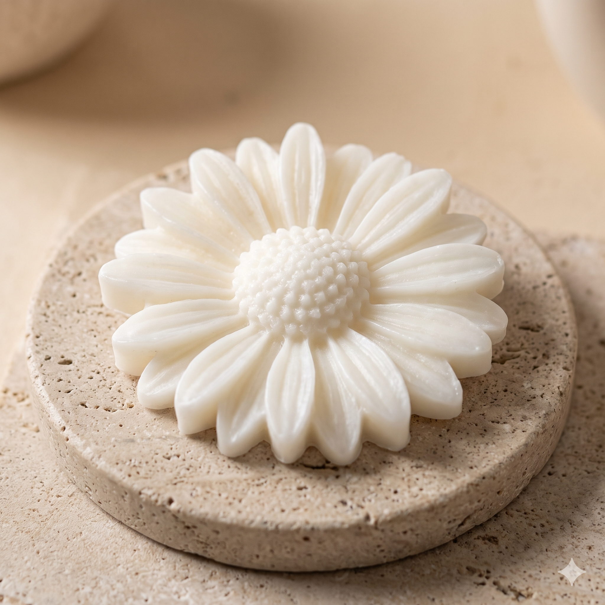 "Meadow" Handcrafted Daisy Blossom Candle